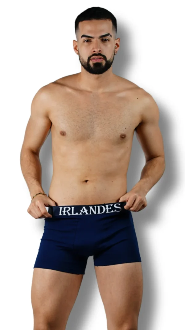 10001-AZM BÓXER LISO MARINO