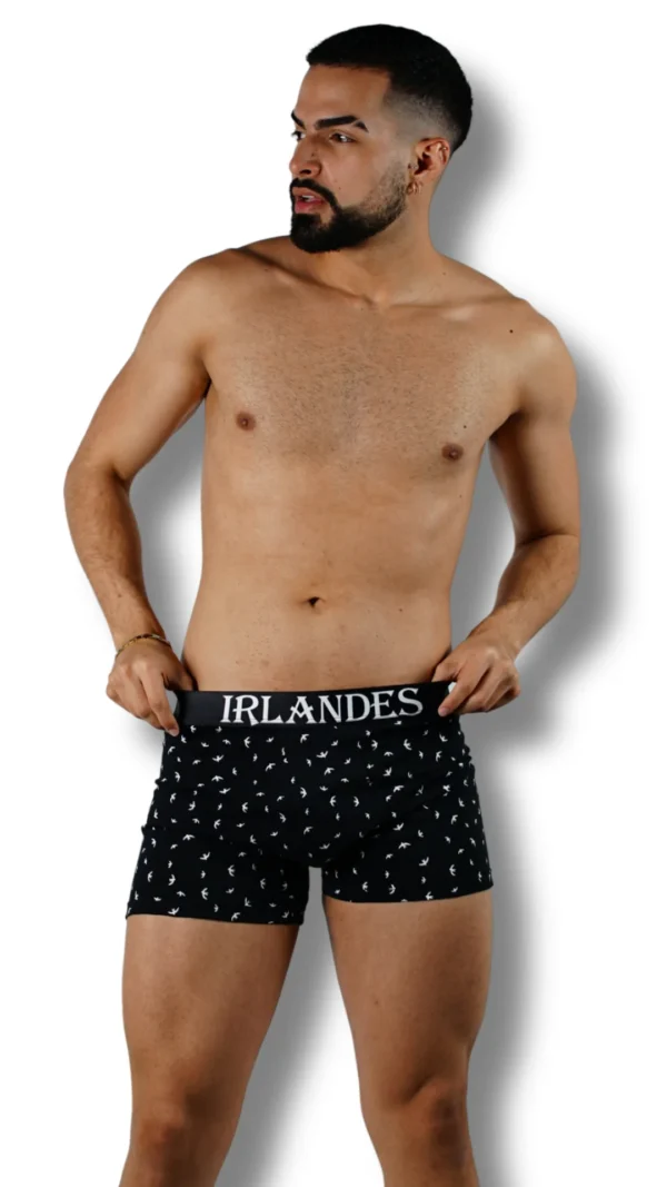 10045-NEG BÓXER GABIOTAS NEGRO