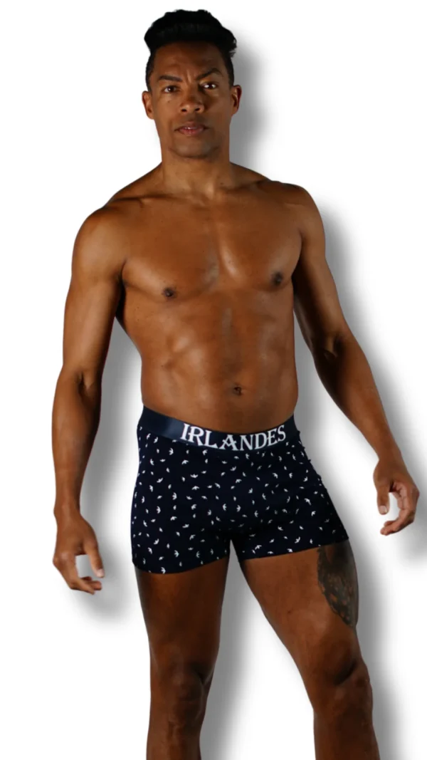 10045-AZM BÓXER GABIOTAS MARINO